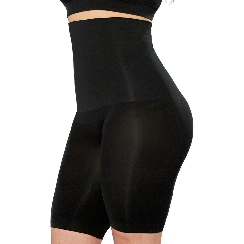 🆕 Women Black Tummy Control Underwear Every Day High Waisted Body Shaper Shorts